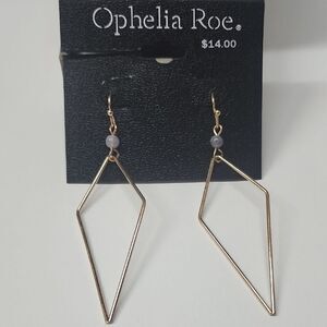 Gold tone Geometric Earrings